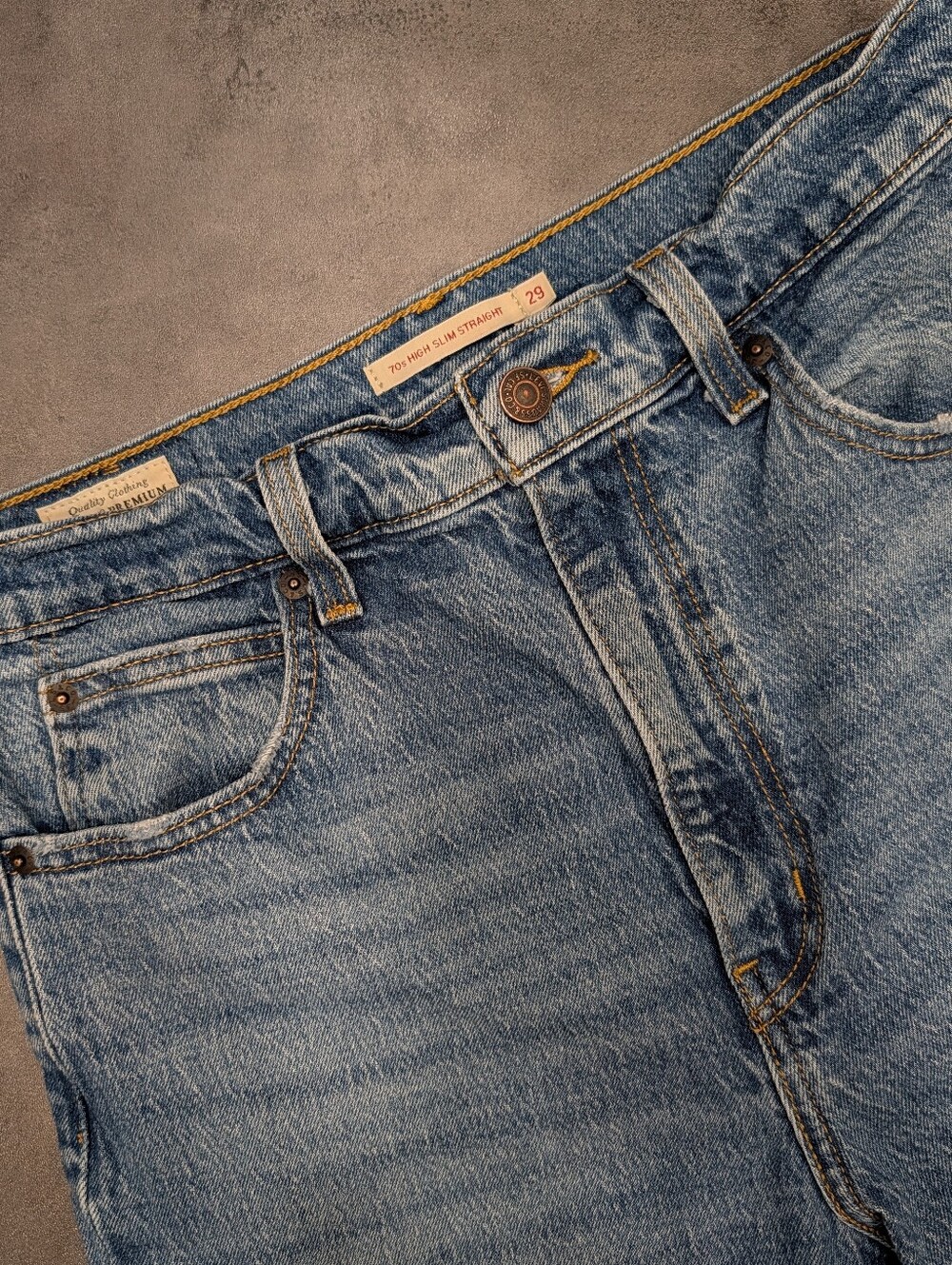 Levi’s 70s High Rise Slim Straight Jeans Size 29 (Inseam 31), Like New